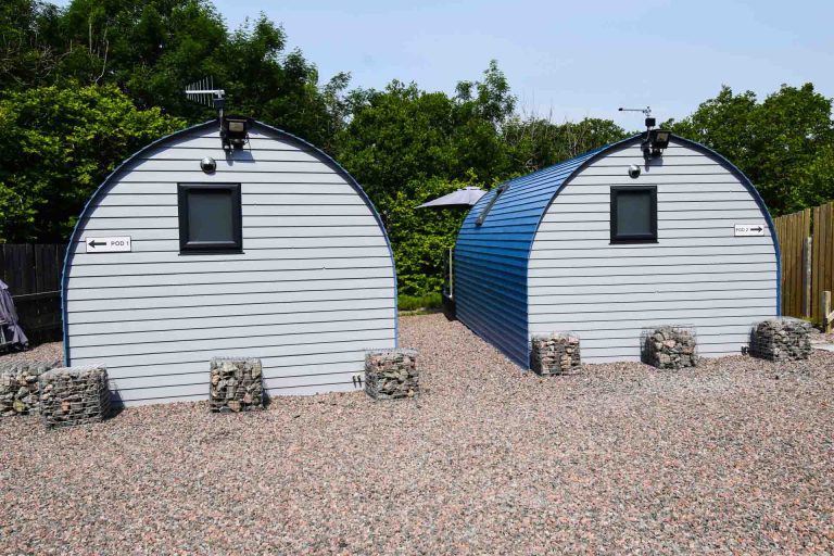 Our Pods at The Shack at Inchree offer self catering in Onich, nr Glencoe and Fort William